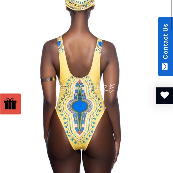 Dashiki Swimsuit 3x - Picture 4 of 7